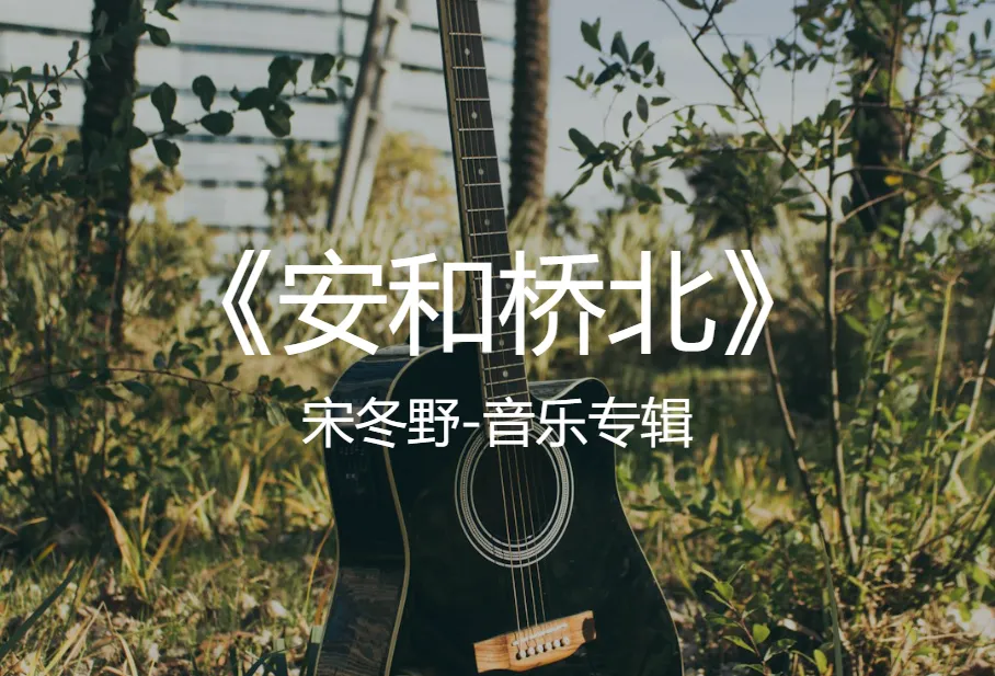 宋冬野-《安和桥北》专辑